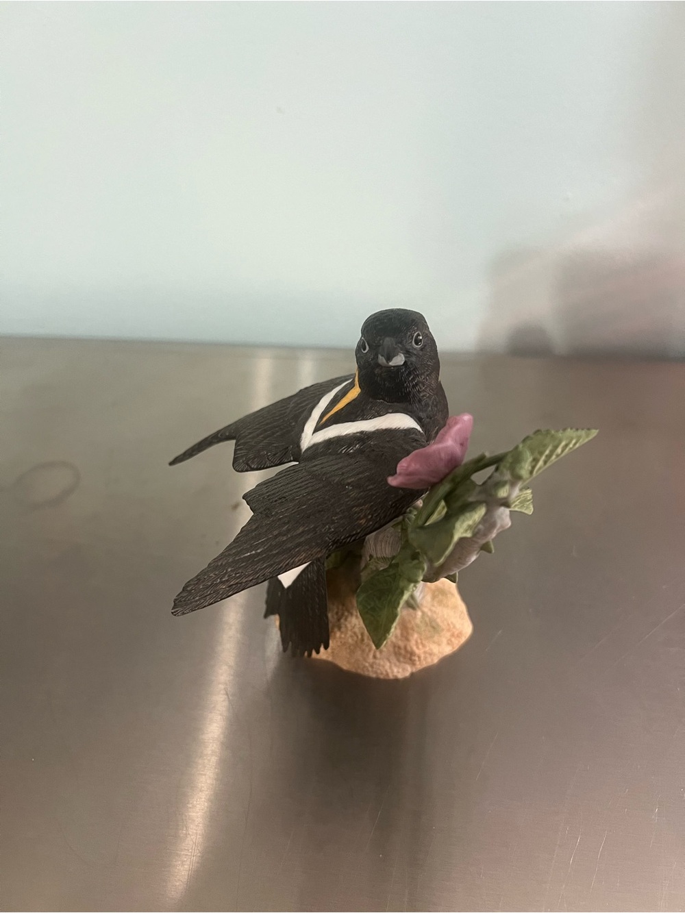 Lenox Porcelain Bobolink Bird Figure From The Garden Bird Collection w/Box